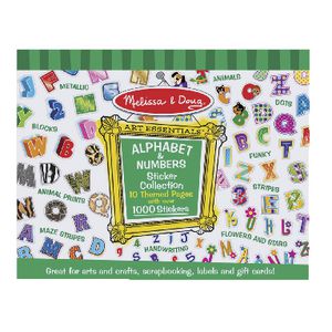 Melissa & Doug Alphabet and Numbers Sticker Collection