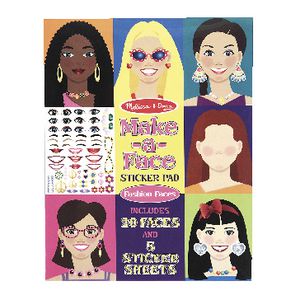 Melissa & Doug Make-a-Face Fashion Faces Stickers