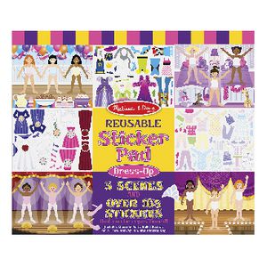 Melissa & Doug Reusable Sticker Book Dress Ups