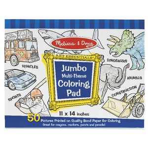 Melissa & Doug Jumbo Colouring Pad Blue