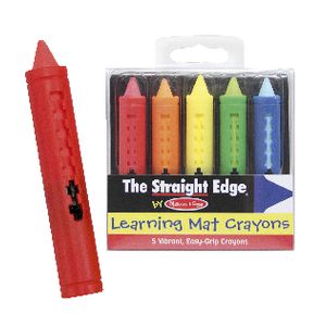 Melissa & Doug Learning Mat Crayons