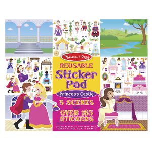 Melissa & Doug Reusable Stickers Princess Castle