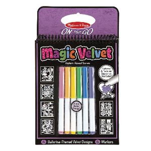 Melissa & Doug On the Go Magic Velvet Scenes Ballerina