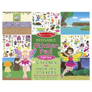 Melissa & Doug Reusable Sticker Pad Fairies