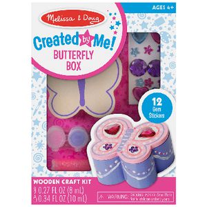 Melissa & Doug Wooden Craft Kit Butterfly Box