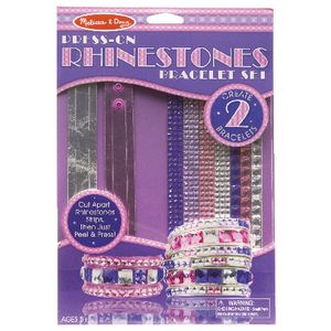 Melissa & Doug Press On Rhinestone Kit Bracelet