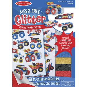 Melissa & Doug Mess-free Glitter Kit Foam Vehicles