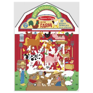 Melissa & Doug Reusable Puffy Sticker Set On The Farm