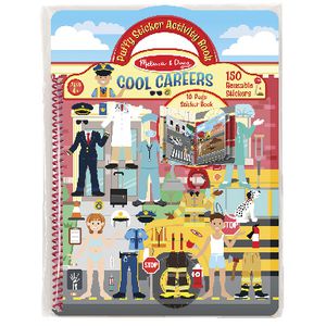 Melissa & Doug Puffy Sticker Activity Book Cool Careers