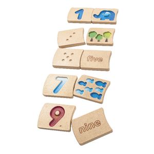 PlanToys Number 1-10 Tile Set
