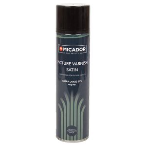 Micador for Artist Picture Varnish Satin Spray 450g