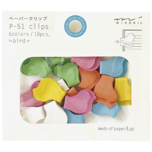 Midori P-51 Clips Bird 18 Pack