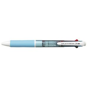 Uni Jetstream Retractable Rollerball Pen 3 Colours Light Blue