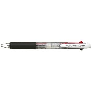 Uni Jetstream Retractable Rollerball Pen 3 Colours Clear
