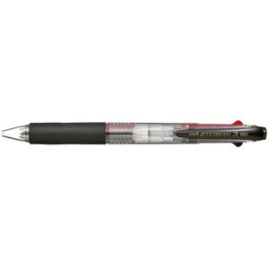 Uni Jetstream Retractable Rollerball Pen 3 Colours 1mm Clear