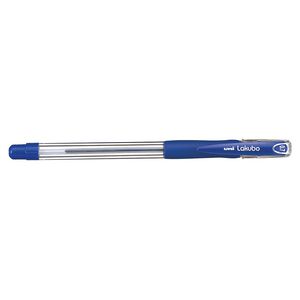 Uni Lakubo Fine Ballpoint Pens Blue 12 Pack