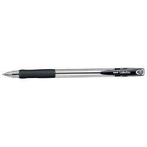 Uni Lakubo Fine Ballpoint Pens Black 12 Pack