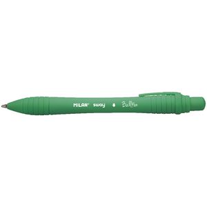 Milan Sway Retractable Ballpoint Pen Green