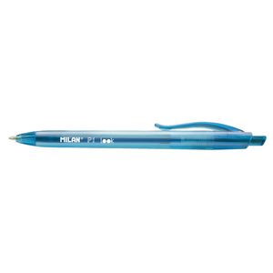 Milan P1 Look Ballpoint Pen Transparent Blue