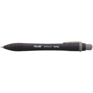 Milan Sway Retractable Ballpoint Pen Black