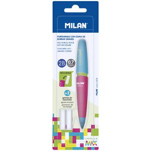 Milan Capsule Mix Mechanical Pencil and Erasers 0.7 Assorted