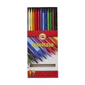 Koh-I-Noor Progresso Colour Pencils 12 Pack