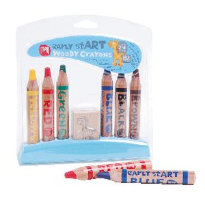 Micador early stART Woody Crayons 6 Pack
