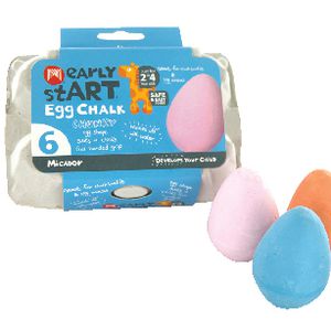 Micador early stART Egg Chalk 6 Pack