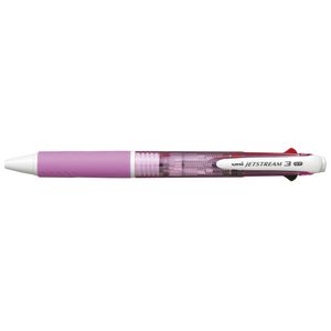 Uni Jetstream Retractable Rollerball Pen 3 Colours Pink