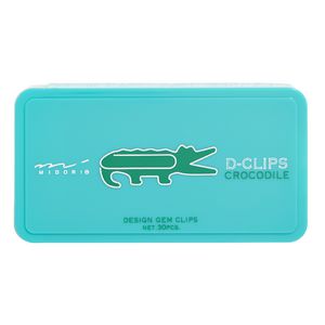 Midori D Paperclips Crocodile 30 Pack