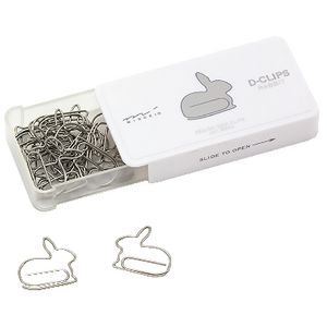 Midori D Paperclips Rabbit 30 Pack