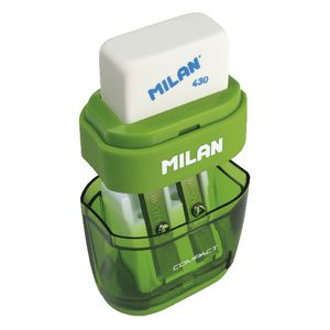 Milan Compact 2 Hole Sharpener Eraser