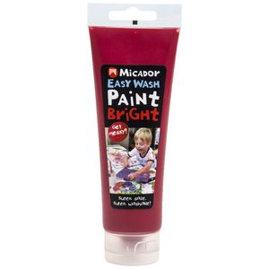 Micador Easy Wash Paint 120mL Red