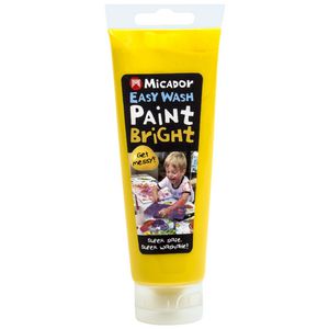 Micador Easy Wash Paint 120mL Yellow