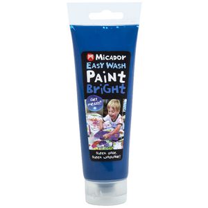 Micador Easy Wash Paint 120mL Blue
