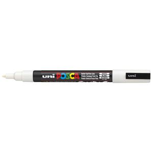 Uni POSCA PC-3M Poster Marker White