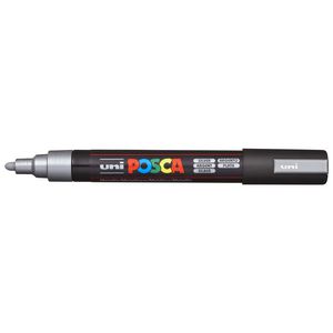 Uni POSCA PC-5M Poster Coloured Marker Silver