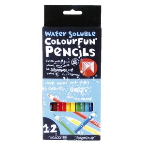 Micador Water Soluble ColourFun Pencils 12 Pack