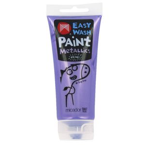 Micador Easy Wash Paint 120mL Metallic Purple
