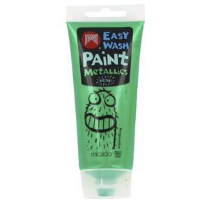 Micador Easy Wash Paint 120mL Metallic Green