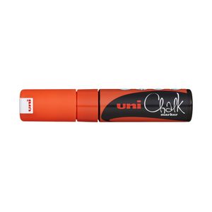 Uni Liquid Chalk Marker Chisel Tip Fluoro Orange