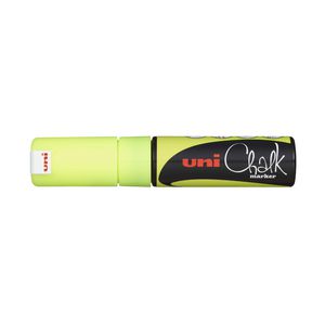 Uni Liquid Chalk Marker Chisel Tip Fluro Yellow