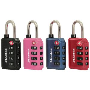 Master Lock 35mm TSA Luggage Word Padlock