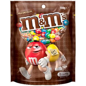 M&Ms Milk Chocolate Pouch 180g