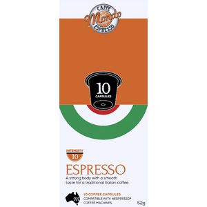 Caffe’ Mondo Espresso Intenso Capsules 10 Pack