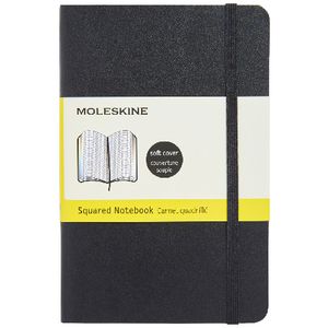 Moleskine Soft Cover Pocket Notebook Grid Black