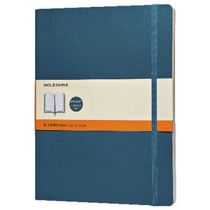 Moleskine Soft Cover XL Notebook Ruled Underwater Blue