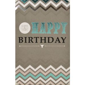 Card Couture Birthday Card Chevron