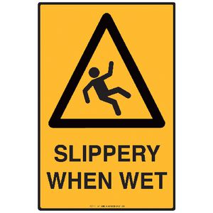 Mills Display Slippery When Wet Sign 300 x 450mm