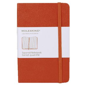 Moleskine Hard Cover Squared Notebook Red